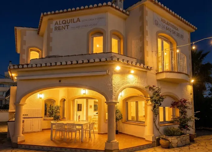 Villa Holavivienda - De Lujo A Pie De Playa Con Piscina Privada *